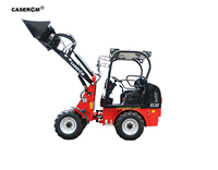 Hocheffizienter 4x4 Elektrischer Mini-Lader mit 0,4 Kubikmeter Schaufel, Kleiner Elektrolader für Innenarbeiten
