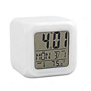 Đồng Hồ Báo Thức Kỹ Thuật Số 7 Màu Cho Trẻ Em Màu Led Thăng Hoa Thời Trang Mới - Product Image 1