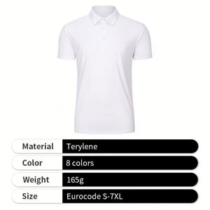 Polo unisexe blanc personnalisé, imprimé, pour le golf, sport, en polyester uni, manches courtes pour homme - Product Image 4