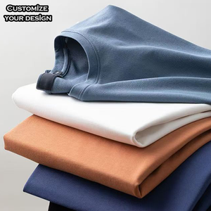 T-shirt pour homme en coton de haute qualité, personnalisé, à manches courtes, coupe ample, style uni, décontracté et élégant, avec un design imprimé - Product Image 3