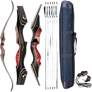 Ensemble <span class=keywords><strong>d</strong></span>'<span class=keywords><strong>arc</strong></span> recurve américain PMZ pour le tir sportif, <span class=keywords><strong>arc</strong></span> de chasse <span class=keywords><strong>d</strong></span>émontable et flèches - Product Image 1