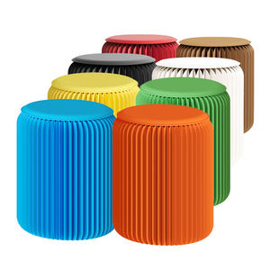 Sièges en papier kraft en nid d'abeille pliables Tabouret <span class=keywords><strong>pliable</strong></span> en accordéon Meubles en <span class=keywords><strong>carton</strong></span> portables - Product Image 1