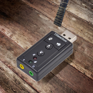 מתאם שמע 7.1 עם מיקרופון <span class=keywords><strong>USB</strong></span> למחשב, כרטיס קול 2 ב-1 7.1/71 <span class=keywords><strong>USB</strong></span> 2.0/20, מתאם כרטיס קול מיני <span class=keywords><strong>USB</strong></span> עם חיבור AUX - Product Image 5