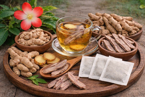 Sachets de tisane de racine de Morinda violette (Abelmoschus) – Approvisionnement stable, Qualité supérieure pour le bien-être, 2g, OEM, Marque privée disponible - Product Image 3