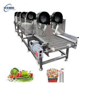 Automatic fruit and vegetable corn sweet potato air drying machine automatic conveying air drying equipment