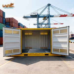 Conteneur de stockage de produits dangereux et de produits chimiques dangereux de 20 pieds avec ouverture latérale et plancher renforcé, à Qingdao et Tianjin - Product Image 1