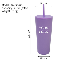 Nouvelle tasse isotherme à double paroi en acier inoxydable de 710 ml, gobelet à lait