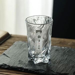 Jarra de Cerveza de Vidrio Esmerilado con Diseño Único y de Alto Valor, Estilo Japonés Clásico, con Asa de Aluminio y Patrón Glaciar - Product Image 3