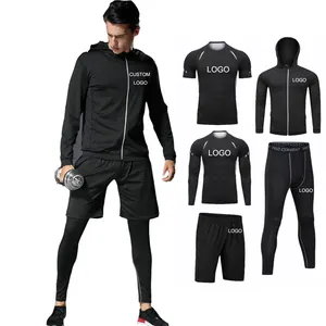 Evertop OEM ODM Feito Terno de Trilha de Treinamento Esportivo Desgaste Fatos de Jogging Define Ropa Deportiva Hombre Personalizar Fatos de Treino Para Homens