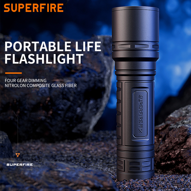 Multifunctional Mini USB Rechargeable 18650 Camping EDC Waterproof 200M LED Flashlight Outdoor Emergency Use