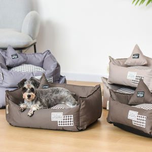 Hoge Kwaliteit Waterdicht Hondenbed Met Effen Patroon Rechthoek Vorm Voor Kleine Middelgrote Grote Honden Nieuwe Trend Wasbare Verpakte Doos - Product Image 5