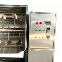 Machine de mélange de peinture à ruban 500L SUS304 à décharge automatique, chauffage électrique à chemise, anti-agglomération pour poudres