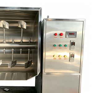 Macchina Miscelatrice Automatica per Vernici a Nastro da 500L in SUS304 con Riscaldamento Elettrico a Doppio Rivestimento e Funzione Anti-Grumolamento per Polveri - Product Image 5