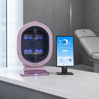 Analyseur de peau facial intelligent, écran tactile, caméra numérique HD UV, test des pores, des rides, de l'humidité, des pigments, de l'huile, pour salon de beauté, spa