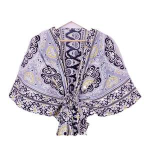 Kaftan en coton de qualité supérieure, Kaftan indien à motifs floraux, Kaftan long, Robe de plage, Vêtement de nuit, Kaftan indien, Robe maxi - Product Image 2