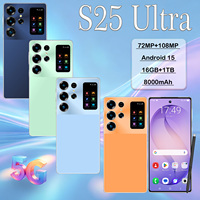 Téléphone portable débloqué puissant S25 Ultra 1 To ROM 16 Go RAM Triple appareil photo 108 MP pour fournisseur mondial en gros
