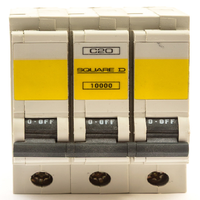New Plc D Qo320ec10 Qoe C20 Mcb 20a Type C Tp Circuit Breaker Triple Controller