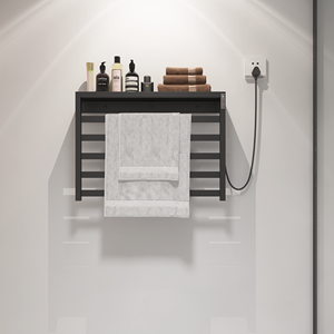 Smart nero bagno elettrico scaldabagno termotermiche tessuto per termosifone schermo riscaldatore per bagno asciugamano riscaldato - Product Image 4