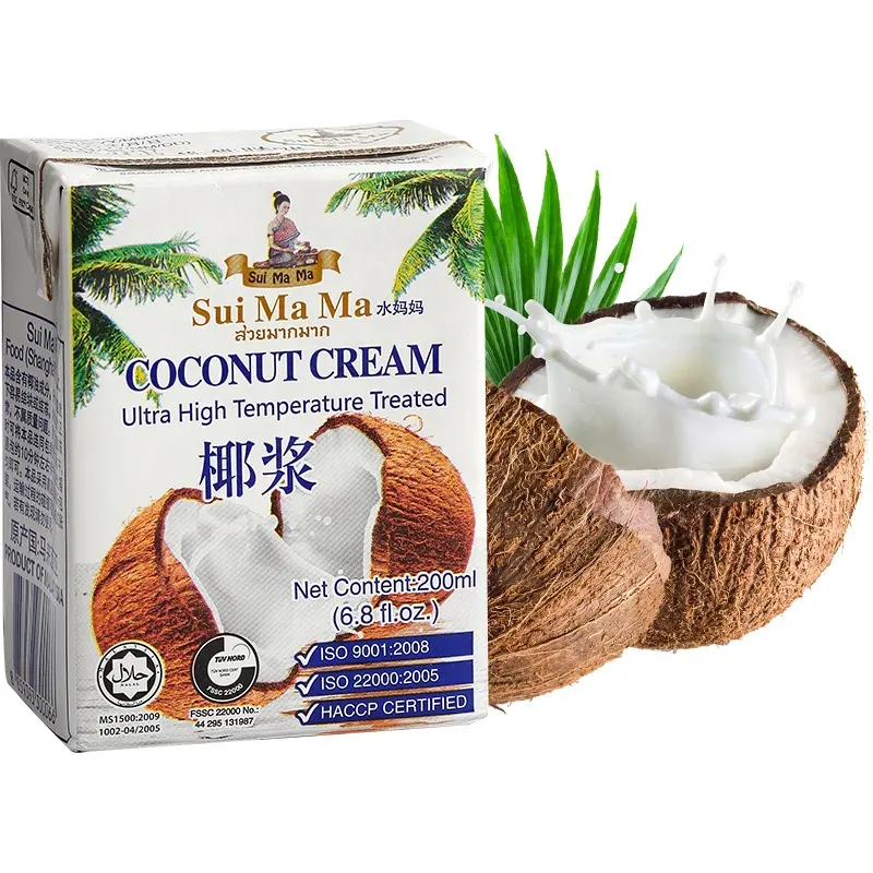 Оптовая продажа из Малайзии, известный бренд, кокосовый крем 200 мл, пудинговый десерт Tapioca