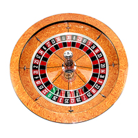 Roue de roulette professionnelle en bois massif de 22 pouces, accessoire de table de jeu de casino