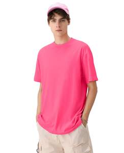 Camiseta Deportiva Estampada Goutdoortee para Hombre, Camiseta de Verano de Corte Regular, Unisex, Manga Corta, Cuello Redondo, Básica, Holgada, 100% Algodón Tejido - Product Image 1