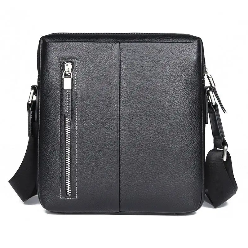 Brand new men's leather shoulder messenger bag business casual anti-theft men's designer crossbody bag