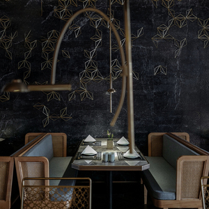 Juego de Muebles Modernos para Cafetería, Restaurante, Sofás de Cuero y Mesas y Sillas de Comedor para Hotel - Product Image 1