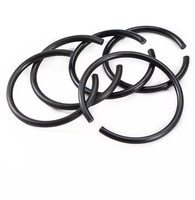Ventes chaudes, anneau de circlips de type C en acier inoxydable zingué, style élastique
