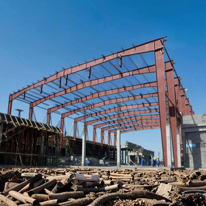 Bâtiment de structure en acier de cadre de l'espace en métal d'usine de Lonte Entrepôt préfabriqué bâtiment <span class=keywords><strong>commercial</strong></span> de structures en acier préfabriqué - Product Image 1