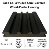 Planche de terrasse en WPC massif co-extrudé semi-capsulé 150mmx23mm, lisse, à clipser, pour extérieur, étanche, pour usage en parc 6