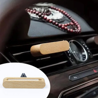 Diffuseur de parfum et purificateur d'air en bois parfumé moderne pour grille d'aération, accessoires d'intérieur en vrac