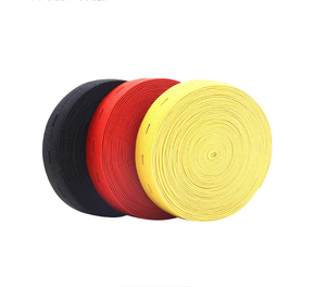 100% Polyester rayé plat boutonnière bandes élastiques <span class=keywords><strong>20MM</strong></span> coloré tricoté couture vêtements de mariage bricolage sous-vêtements de maternité - Product Image 5