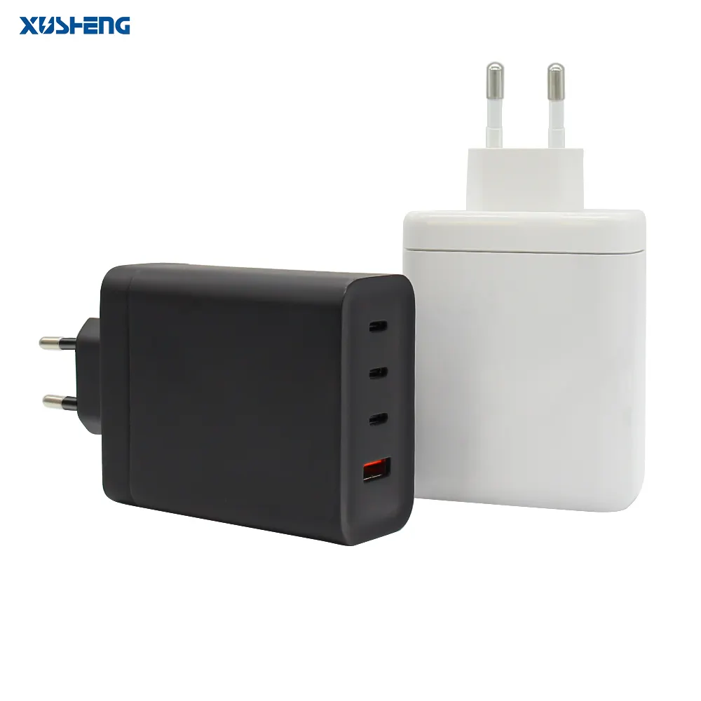 Factory Supply 140W GaN Technology PD QC 4 Ports Travel Wall Charger Adapter Usb C for Laptop