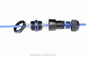 موصل كابل شبكة إيثرنت RJ45 أنثى من GIET، موصل لوحة شبكة LAN، تصنيف IP68، 12 فولت 2 أمبير، غلاف نايلون - Product Image 2
