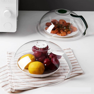 Couvre-plat en plastique transparent isolant avec poignée pour usage en cuisine, marque Rong An - Product Image 1