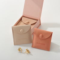 Caja Magnética para Joyería con Bolsa de Microfibra, Logotipo Personalizado, Empaque de Regalo de Lujo al por Mayor para Anillos, Collares, Pendientes y Pulseras