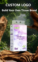Serviettes en papier pour le visage super douces 3-5 plis, très vendues, de haute qualité, avec logo personnalisé, serviettes jetables pour les mains
