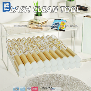 <span class=keywords><strong>Precio</strong></span> de fábrica Cepillo de champú para pestañas planas Herramientas de maquillaje para el cabello de la nariz Limpieza diaria Cepillo de limpieza para extensiones de pestañas - Product Image 2