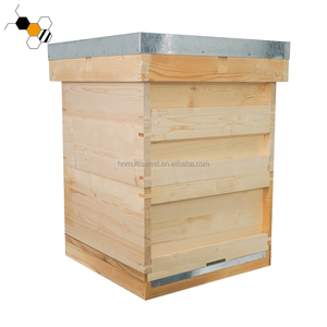 Pinus Boîte <span class=keywords><strong>de</strong></span> ruche nationale en bois Royaume-Uni Ruche d'abeille nationale britannique en bois <span class=keywords><strong>de</strong></span> <span class=keywords><strong>cèdre</strong></span> rouge - Product Image 2