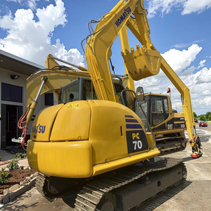 HOT SELL Used Original Komatsu PC70 <b>Mini</b> Crawler-type Excavator 7ton Diesel Engine Hydraulic Pump Good Quality Compact Machine - Product Image 1