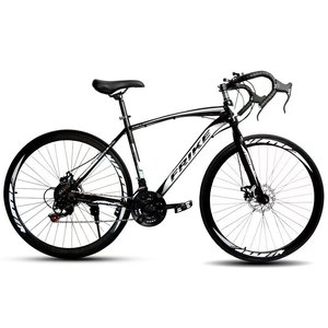 Vélo de <span class=keywords><strong>course</strong></span> à frein à disque à commande par câble, 21 vitesses, avec fourche en acier et jantes en aluminium, cadre en acier carbone - Product Image 4