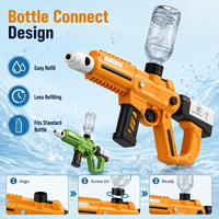 Pistolet à eau électrique LED SQ05B avec connecteur de bouteille, sans remplissage, pour enfants, idéal pour piscine et jardin au Canada