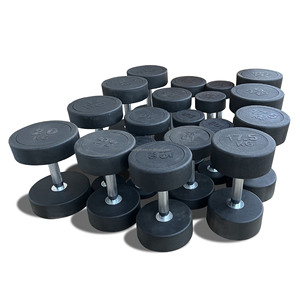 Set di manubri da ufficio in gomma per <span class=keywords><strong>Bodybuilding</strong></span> per casa <span class=keywords><strong>Fitness</strong></span> pesi KG/LBS per braccia - Product Image 5