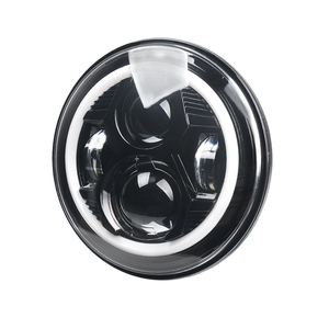 ASEND DOTได้รับการรับรอง 7 นิ้วไฟหน้า/สีขาว DRL & สีเหลืองอําพันสําหรับ Hummer H1 H2 Mercedes W123 240d fiat 128 sw <span class=keywords><strong>AF1</strong></span> รถยนต์คลาสสิก - Product Image 3