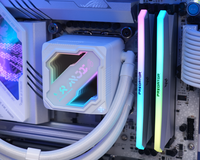 Nouveau refroidisseur liquide pour processeur de PC gaming, 360 mm, silencieux, PWM, éclairage ARGB, refroidisseur d'eau AIO pour processeur, radiateur de refroidissement pour Intel AMD Socket