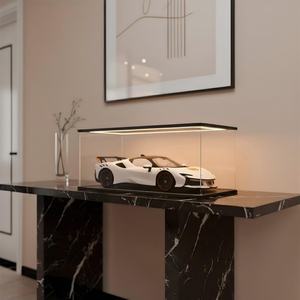 Nouveauté : Vitrine en acrylique personnalisée avec éclairage LED, style moderne sur mesure pour objets de collection, figurines et poupées - Product Image 2