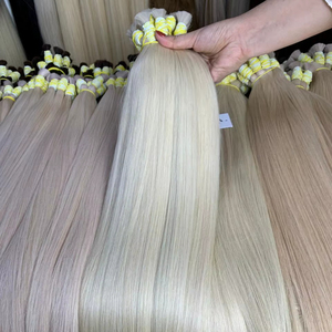 ผมต่อฟอกขาวบริสุทธิ์จากเวียดนามจำนวน24นิ้วคุณภาพสูง100กรัมมีหลายสี - Product Image 1