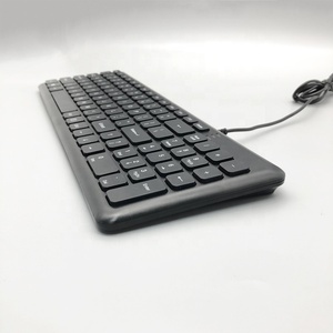 Chất Lượng Cao New Siêu Mỏng USB Có Dây Tiêu Chuẩn Máy Tính Xách Tay Bàn Phím Kích Thước Trung Bình Trọng Lượng Nhẹ Cho <span class=keywords><strong>PC</strong></span> Văn Phòng - Product Image 6