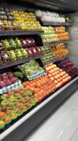 Étagère/support métallique robuste pour fruits et légumes, pour supermarchés et épiceries