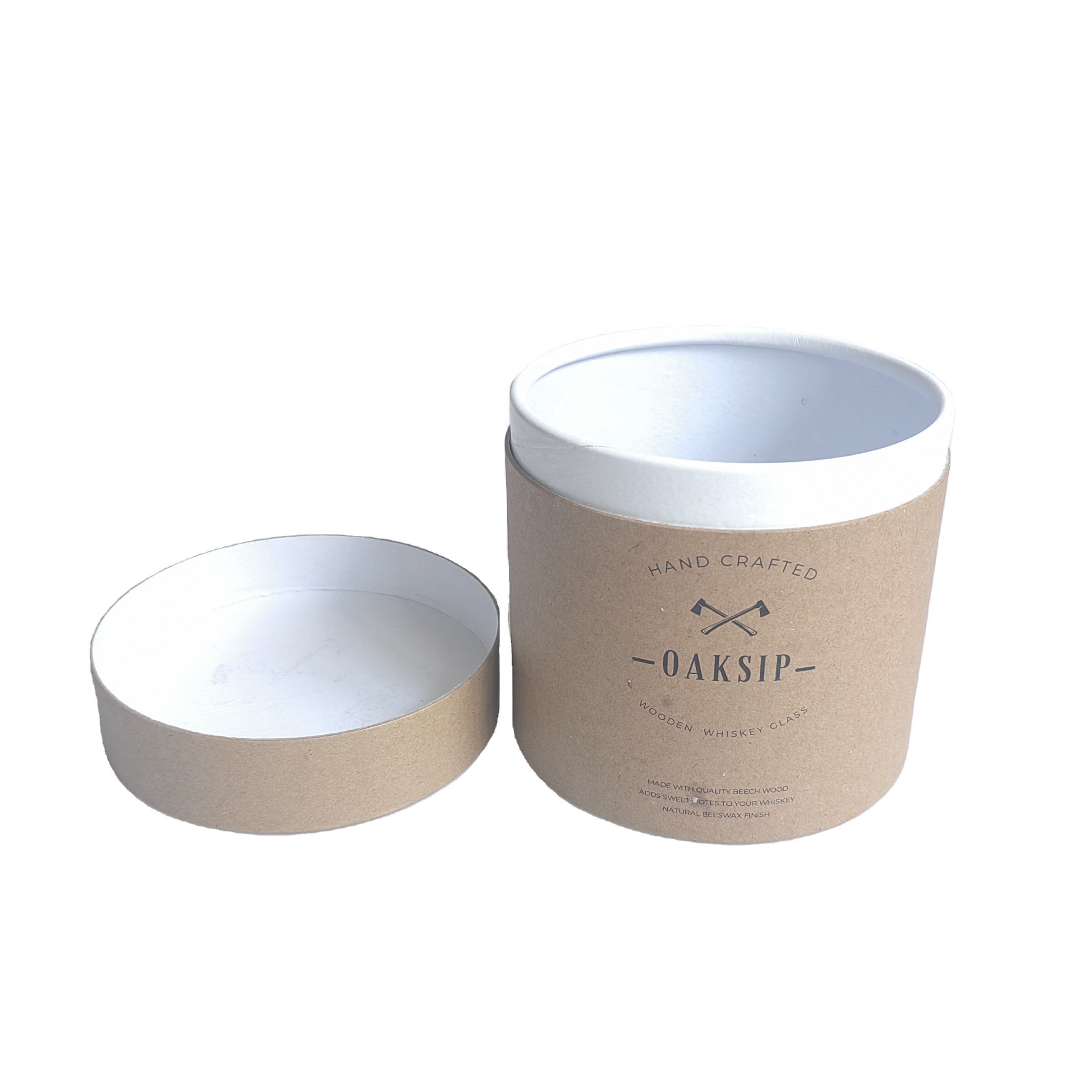 Kraft Paper Tube Packaging Paper Tube Cylinder with Lid